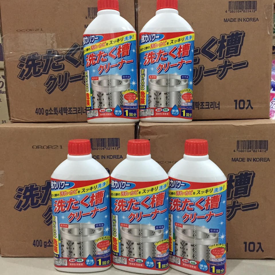 Chai nước tẩy lồng máy giặt Kokubo 400ml - Hàng nội địa Nhật Bản
