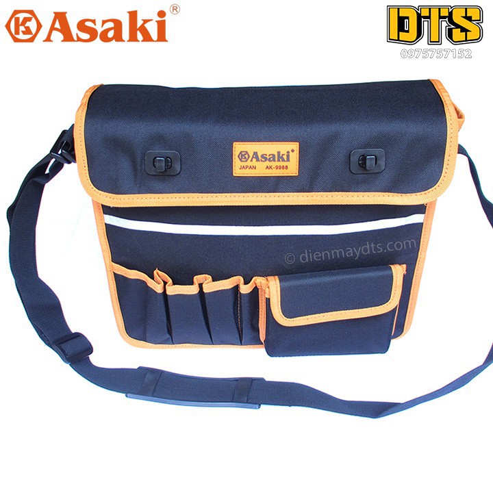 Túi đeo vai đựng dụng cụ đồ nghề Asaki AK-9988 giocongcu