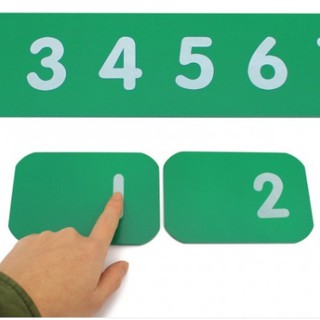 Giáo cụ Montessori thẻ số từ 0-9