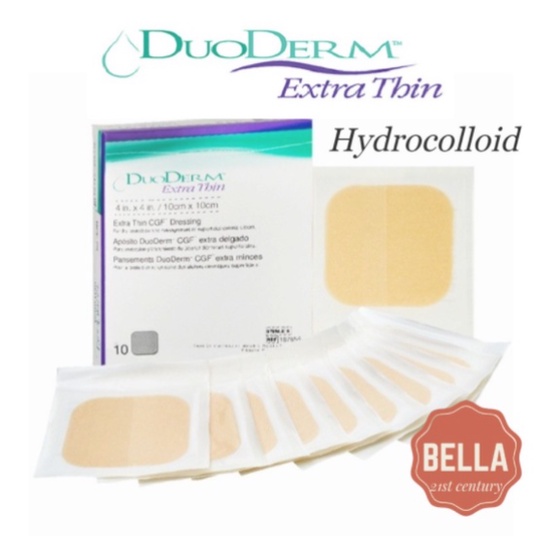 DUODERM Extra Thin Dressing 10PCS 4in*4 in 10cm*10cm băng keo nước