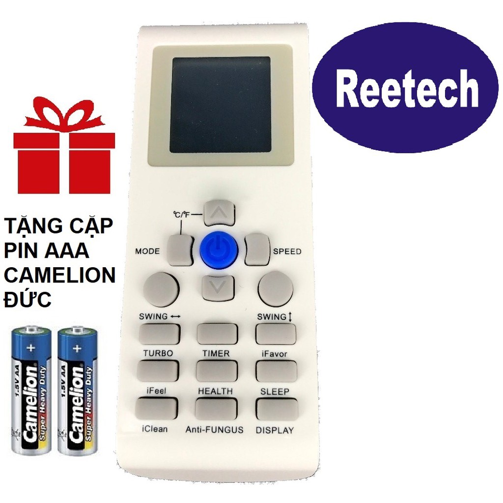 REMOTE MÁY LẠNH REETECH YKR-P/002E - ĐIỀU KHIỂN ĐIỀU HÒA REETECH YKR-P/002E