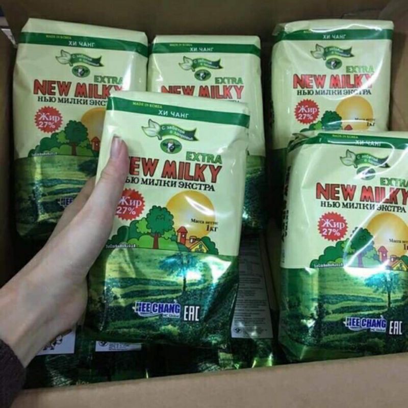 Sữa béo Nga New Milky Extra 1kg date mới nhất