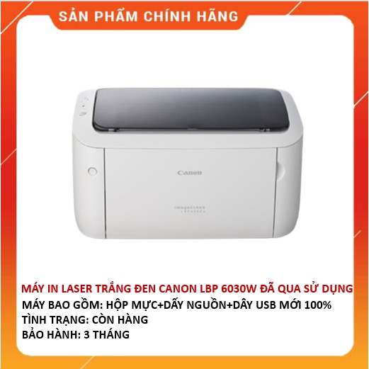 MÁY IN LASER TRẮNG ĐEN CANON LBP 6030W ĐÃ QUA SỬ DỤNG - AALO.VN