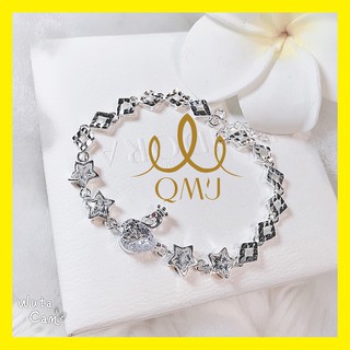 💖FREESHIP50K - Lắc tay bạc - Lắc tay thiên nga đá cắt giác lấp lánh đẹp mê hồn, bạc chuẩn 925 cao cấp