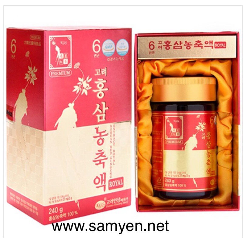 CAO HỒNG SÂM ROYAL KGS 240g HÀN QUỐC – KOREAN RED GINSENG EXTRACT ROYAL, CAO HỒNG SÂM, PP SÂM YẾN 3A