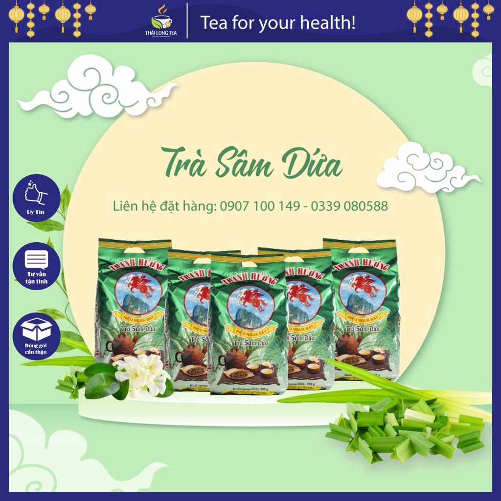 Trà Thanh Hương - Trà Sâm Dứa/ Gói 350 Gram