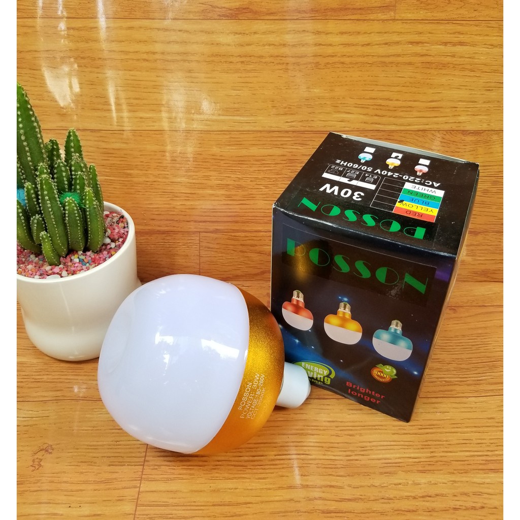 Bóng đèn Led 20w 30w 40w quả táo siêu sáng tiết kiệm điện cao cấp Posson LAGR-20-40x | BigBuy360 - bigbuy360.vn