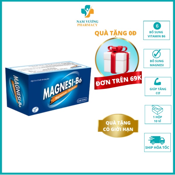Magnesi - Bổ Sung Vitamin B6 Và Magnesi - TRƯỜNG THỌ PHARMA - MS33
