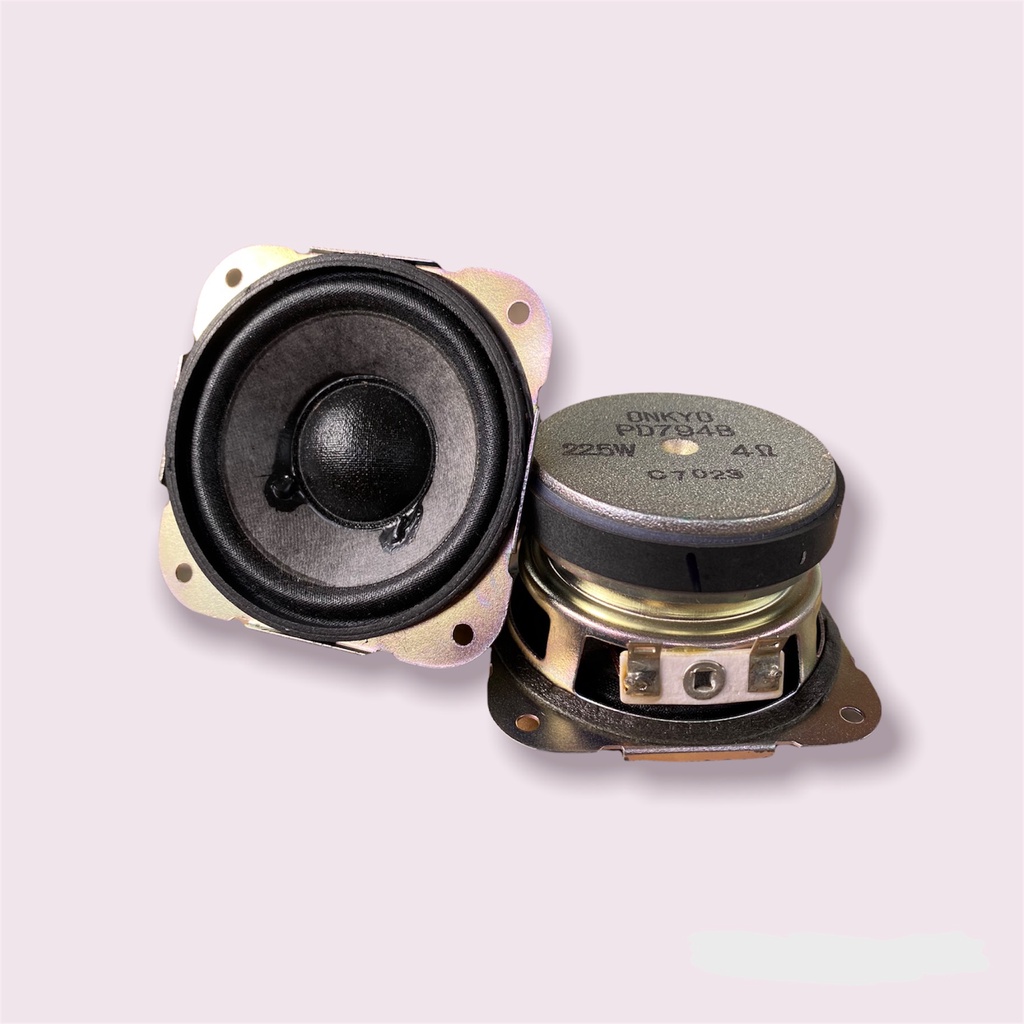 ￼Củ loa Mid Treble Onkyo 2,5 inch 4ohm 22.5w. DIY loa toàn dải, mid cực hay