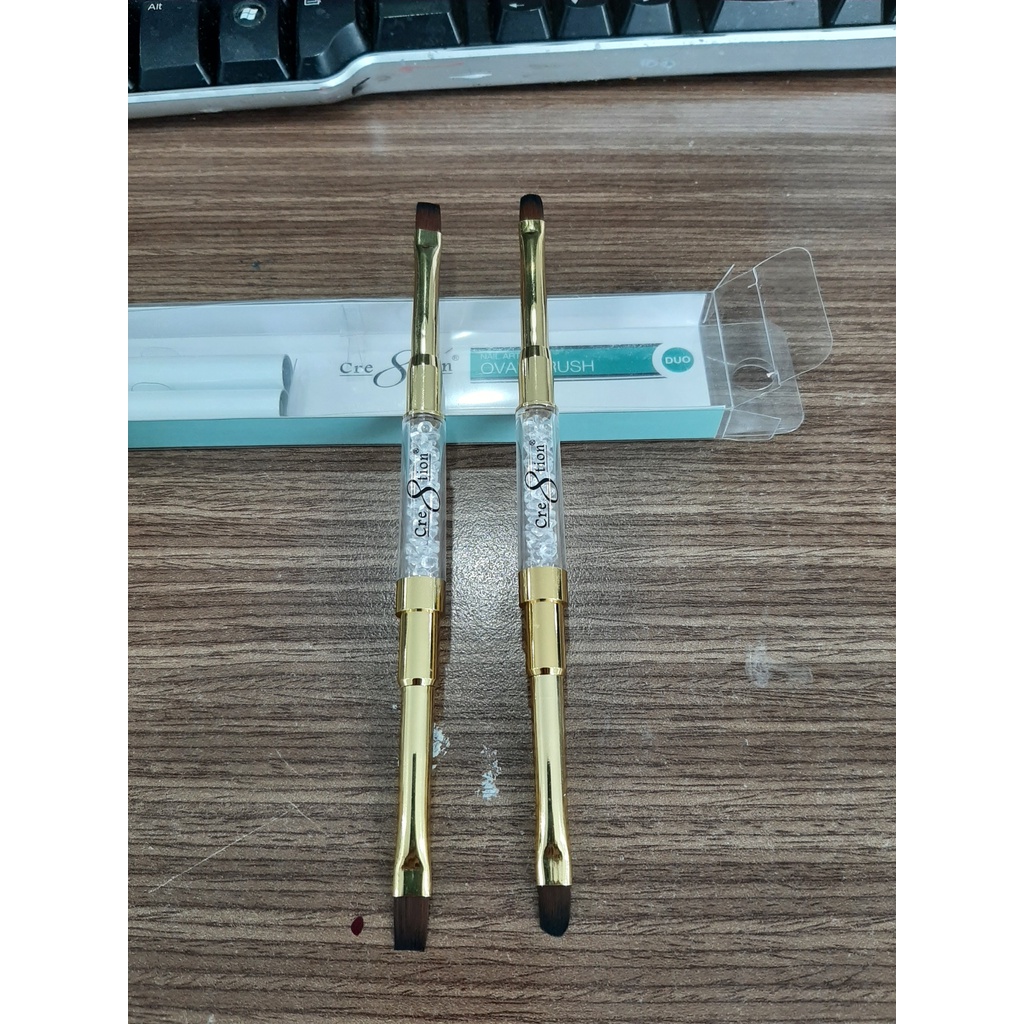 Cọ đắp gel Duo   Cre8tion size số 8 và 10 hãng Cre8tion