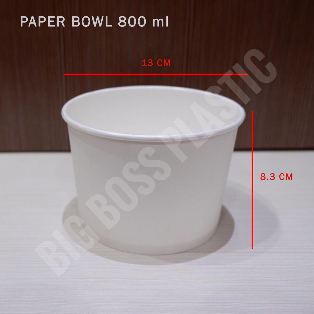 Bát Giấy 800ml (27Oz) Chất Lượng Cao