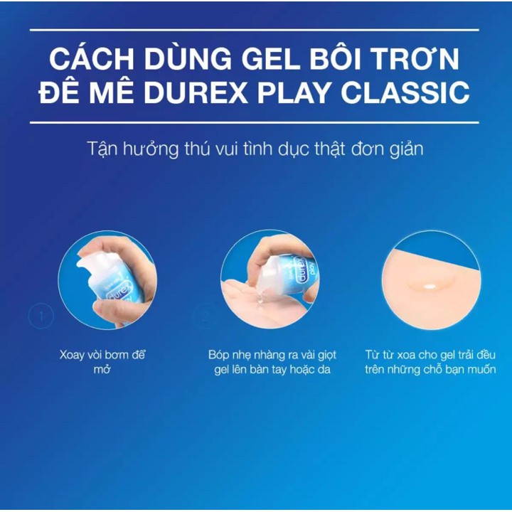 Gel bôi trơn DUREX PLAY CLASSIC 50ml