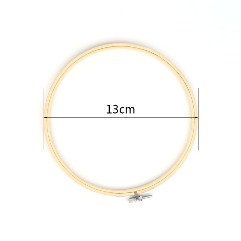 Khung Thêu Hình Tròn Bằng Tre 13-34cm DIY