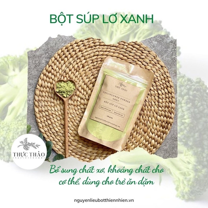 Bột Bông Cải Sấy Lạnh Nguyên Chất