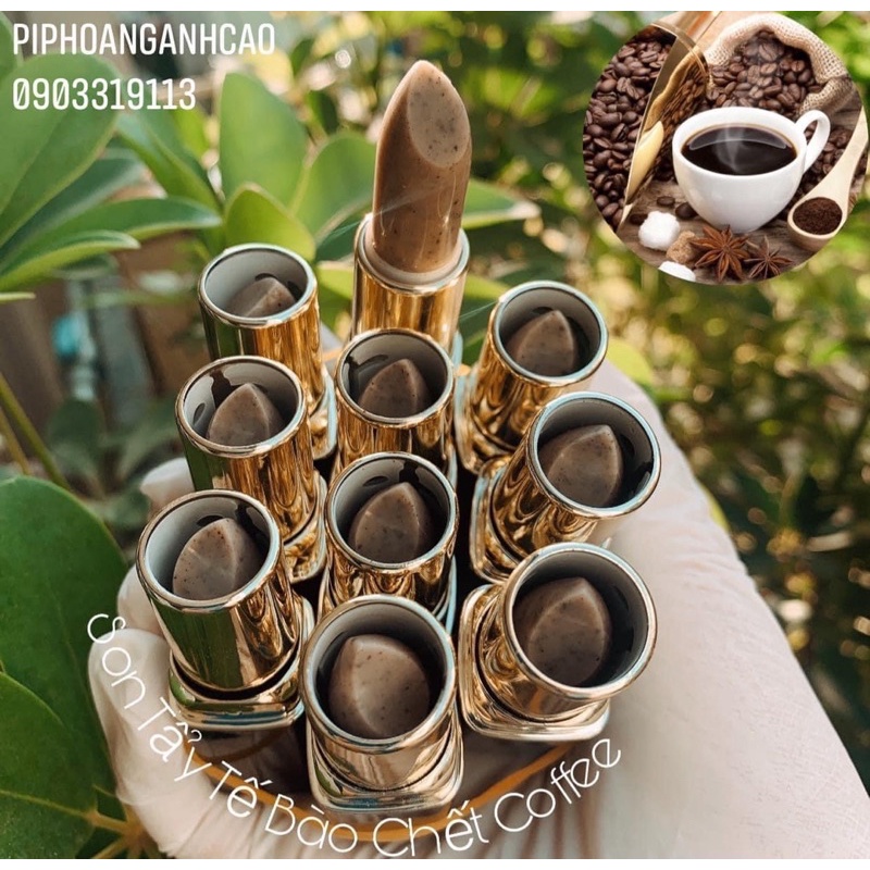 PHÔI LÀM SON DƯỠNG (GẤC / TRÀ XANH / CÀ PHÊ / DỪA / BẠC HÀ/ NHO)