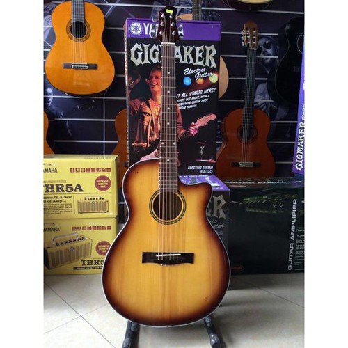 Guitar Acoustic Việt Nam Giá Rẻ, Âm trong, Gỗ thịt, Bấm không đau tay - SOLG