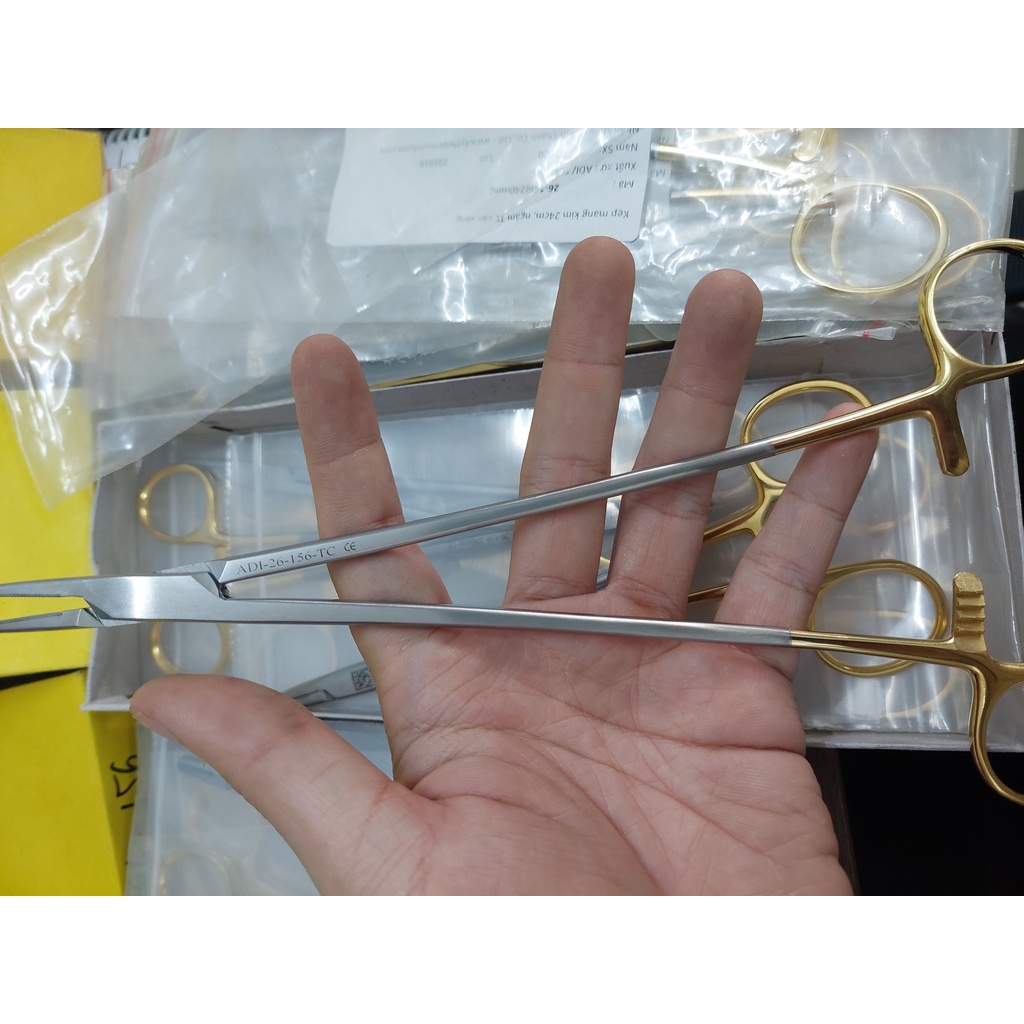 Kẹp kim Mayo-Hegar ngàm TC NHIỀU KÍCH CỠ HÀNG CHÍNH HÃNG 100%