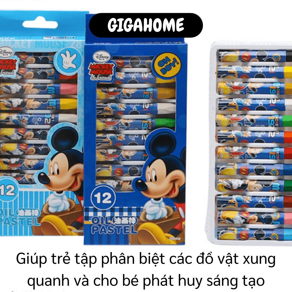 Bút màu sáp  GIÁ VỐN Bộ 12 bút sáp màu cho bé 20x9cm - Dụng cụ học tập cho bé