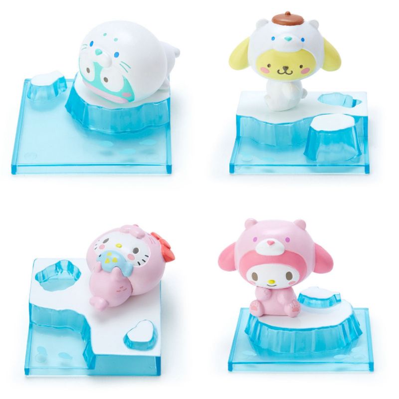 Mô hình blindbox Sanrio bắc cực trang trí dễ thương