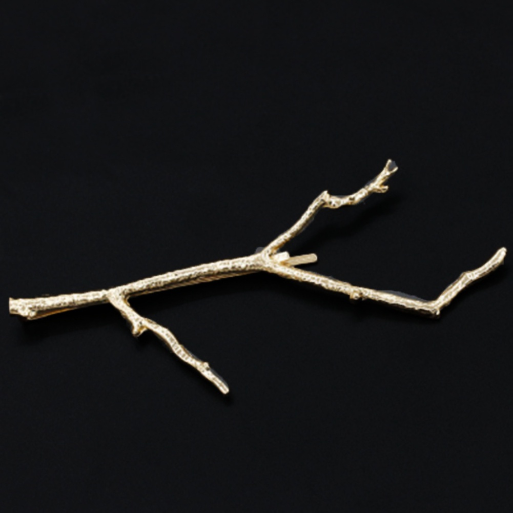 Kẹp tóc hình nhánh cây phong cách vintage xinh xắn