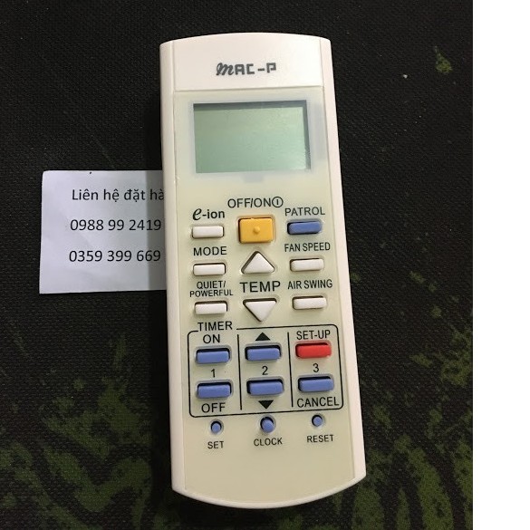 Remote Điều Khiển điều hòa mAC-P,remote điều khiển điều hòa mAC-P