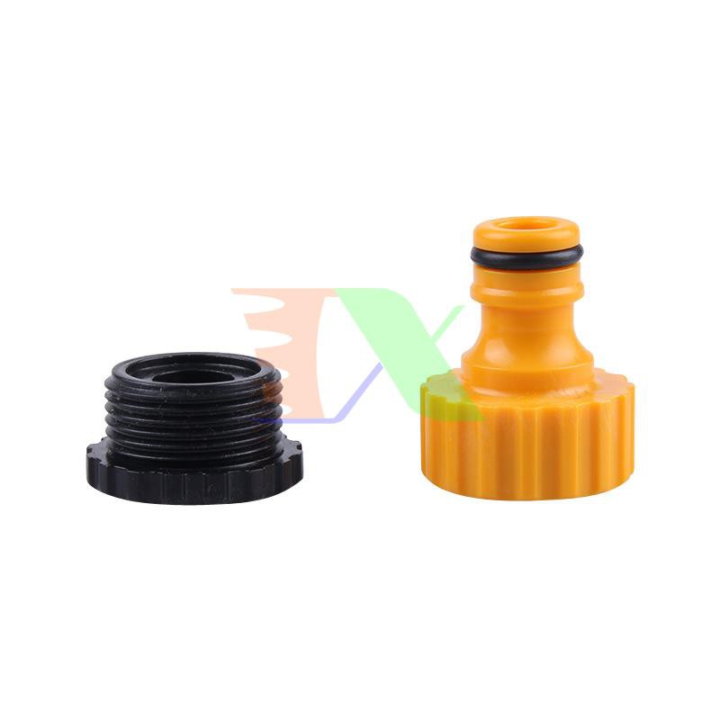 Bộ 4 đầu nối nhanh ren 21, 25 ra 16, Khớp nối nhanh, Côn thu 25, 21-16