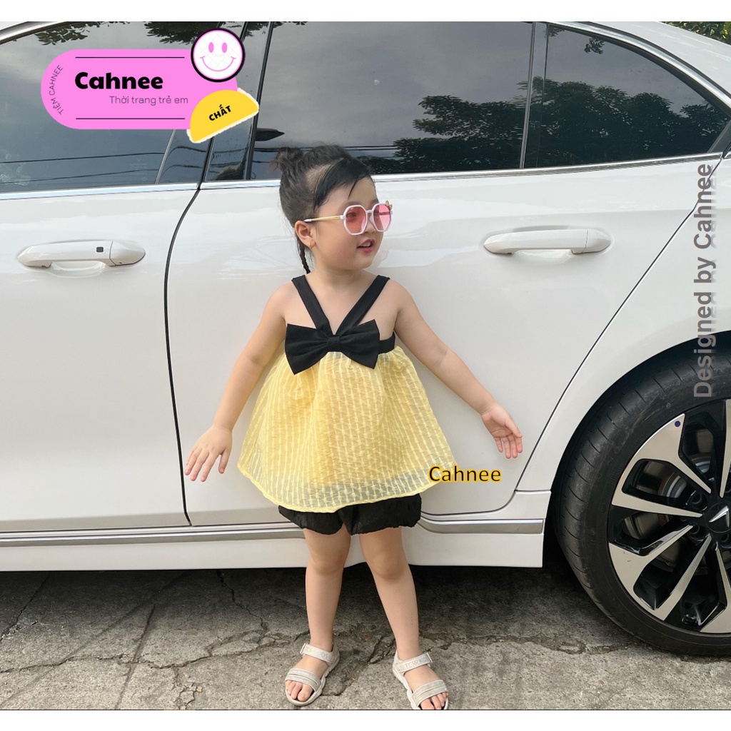 Áo Nơ Cho Bé Gái màu sắc xinh xắn