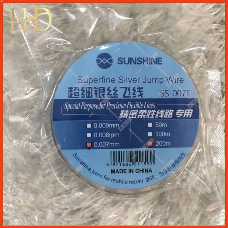 DÂY ĐỒNG BẠC CÂU SUNSHINE SS-007E - SIZE 0.007MM / 200M