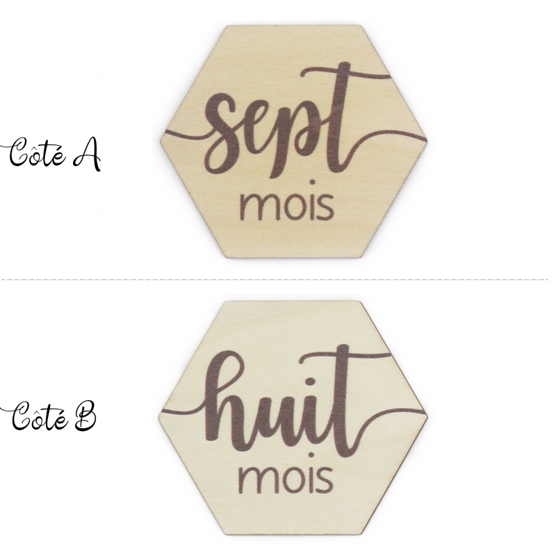 Thẻ Ghi Chú Đánh Dấu Cột Mốc Phát Triển Theo Tháng Làm Phụ Kiện Chụp Ảnh Cho Bé