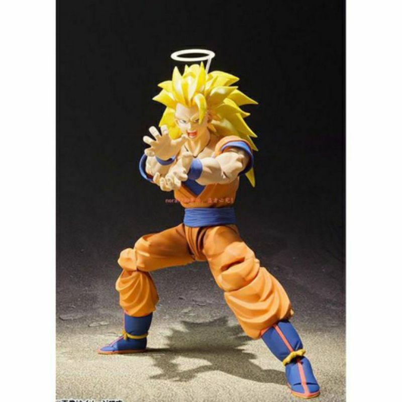 [Hàng có sẵn-Xả hàng tăng doanh số] Mô Hình Son Goku SHF Super Saiyan 3 Khớp cao 15cm - Mô Hình Dragon Ball