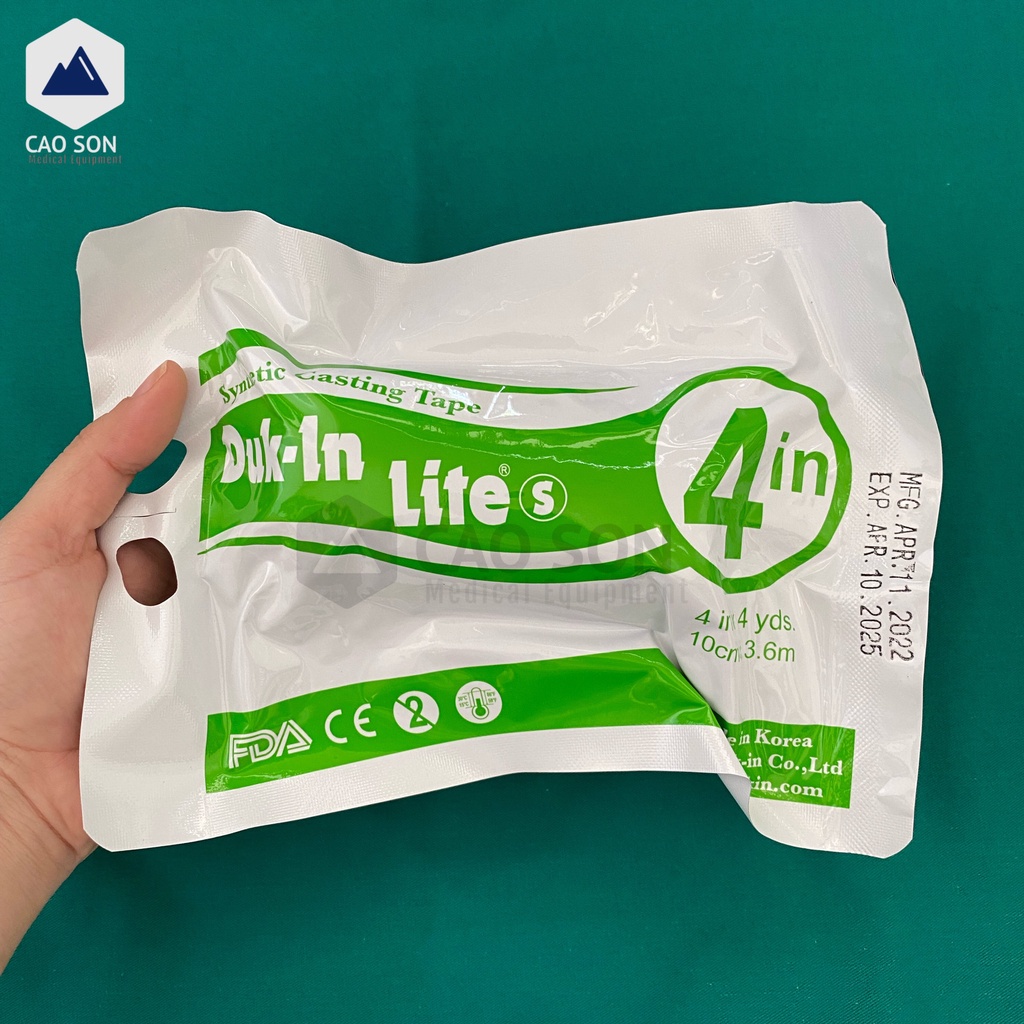 Bột bó thuỷ tinh 3in 4in 5in Hàn Quốc băng chỉnh hình cố định thủy tinh