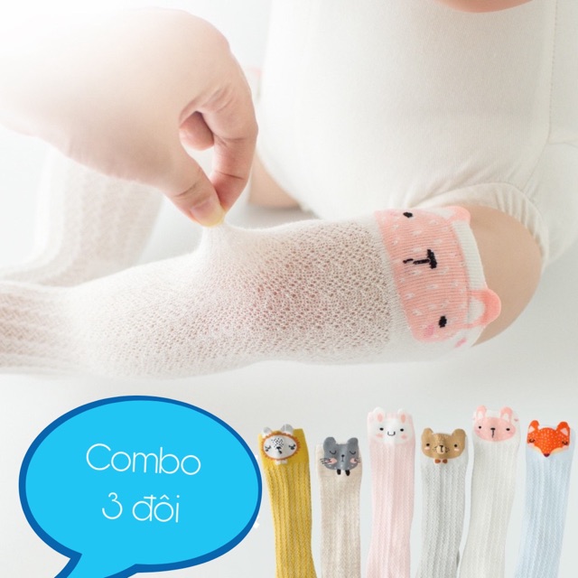 Combo 3 đôi tất lưới điều hoà mùa hè chống muỗi