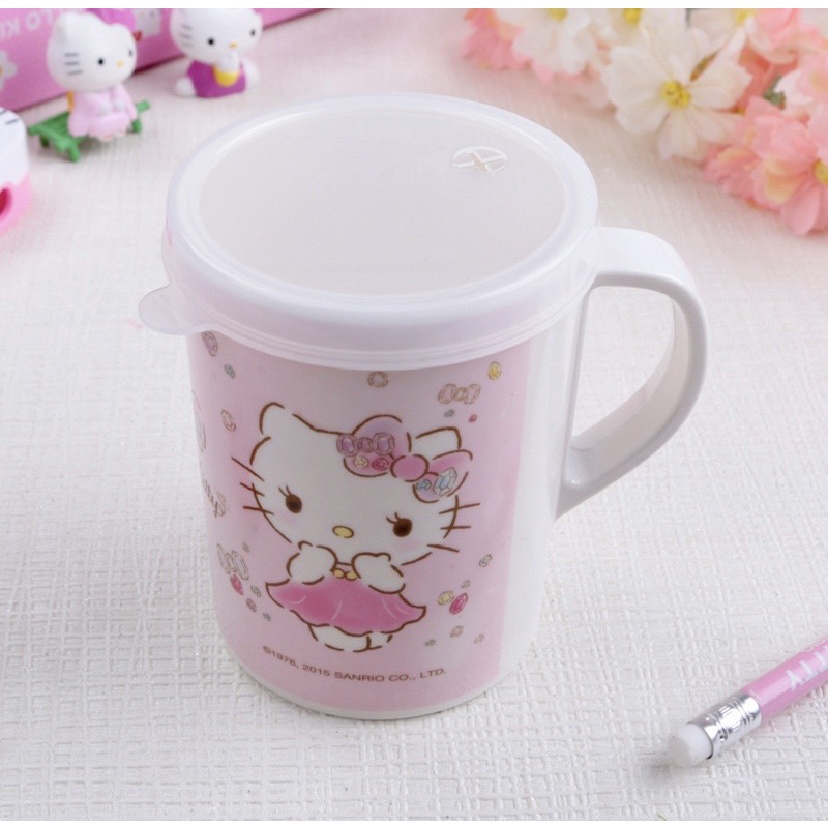[Mẹ&amp;bé] BỘ SẢN PHẨM ĂN DẶM CHO BÉ HỌA TIẾT MÈO HỒNG KITTY DỄ THƯƠNG.