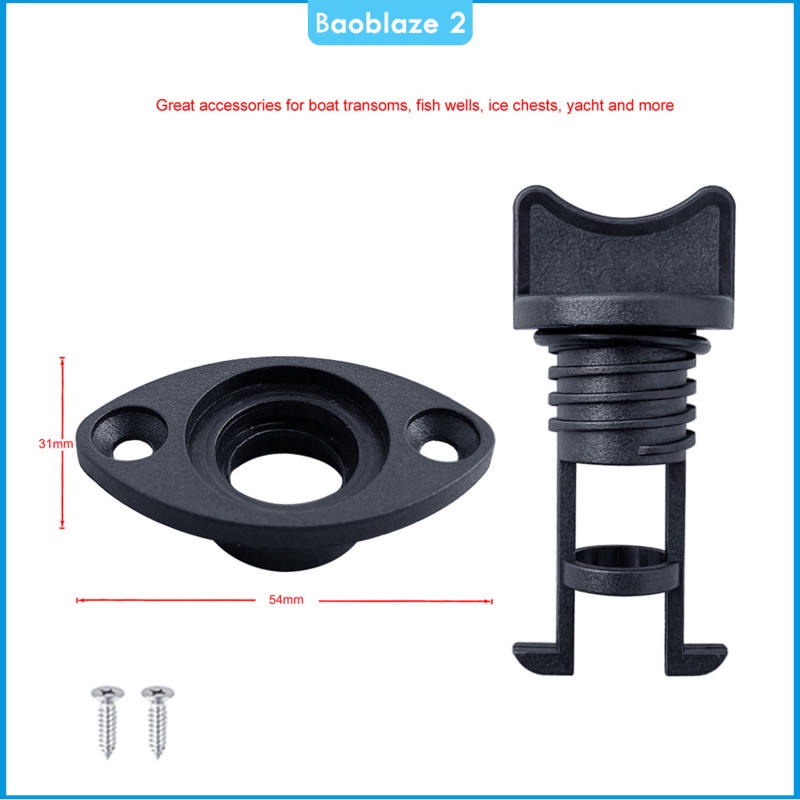 Nút chặn ống thoát nước 1'' 25mm cho thuyền Kayak
