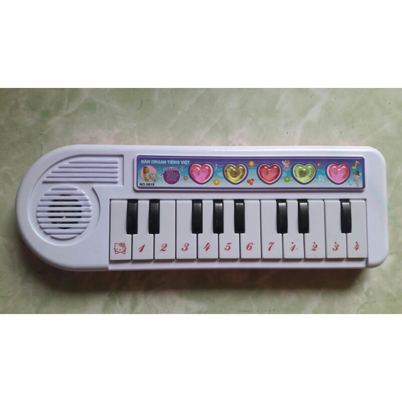 Đàn Piano mini cho bé-đồ chơi âm nhạc trẻ em-đàn organ hello kitty- đàn đôraremon phát nhạc việt
