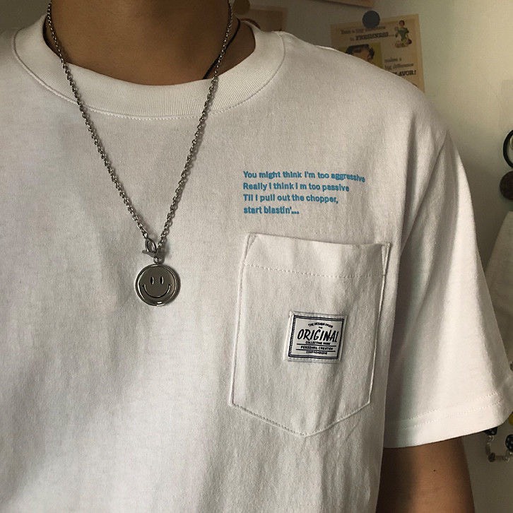 Dây chuyền nam nữ Madeline V27 mặt cười xoay cá tính độc đáo phong cách hip hop