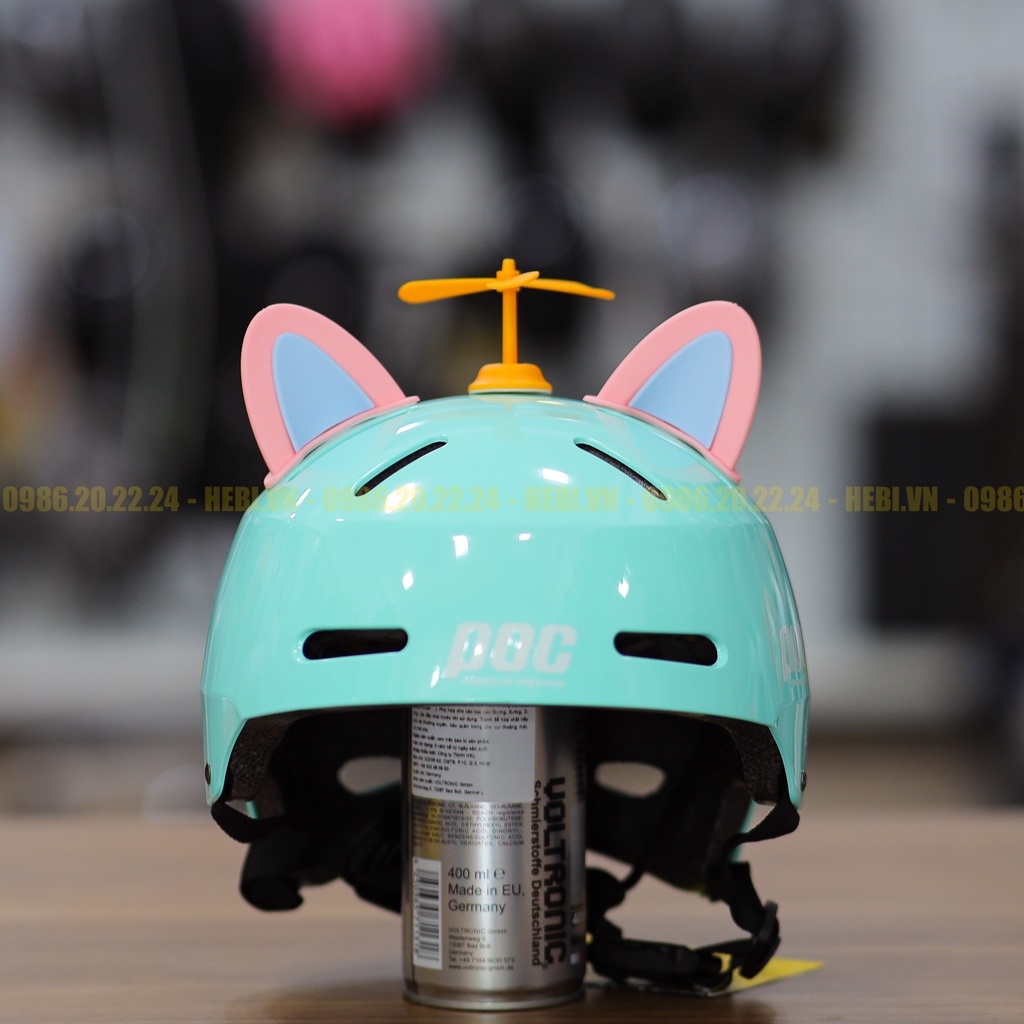 Tai Mèo  Gắn Mũ Bảo Hiểm Dễ Thương Nhiều Màu