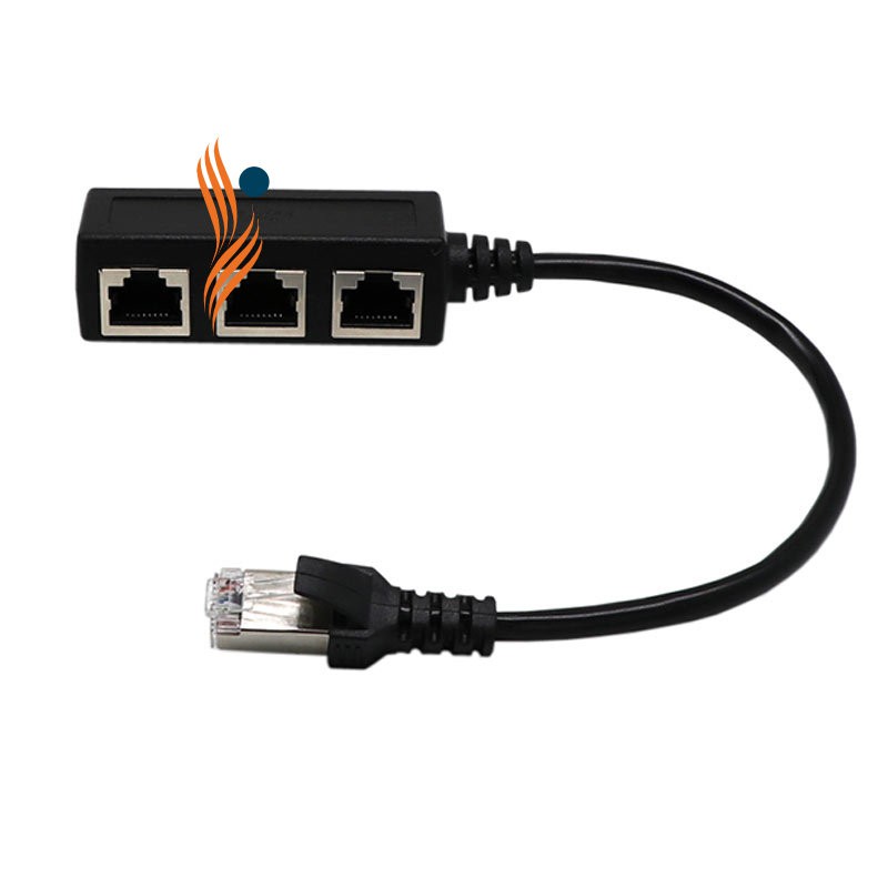 Dây cáp chia cổng mạng 1 ra 3 cổng cho CAT 5 / CAT 6 LAN | BigBuy360 - bigbuy360.vn