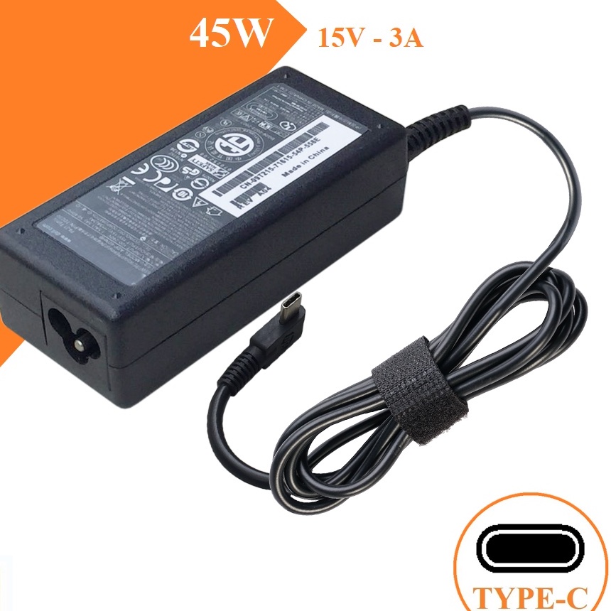 ADAPTER HP 15V-3A USB-C