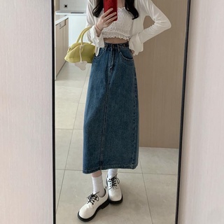 Chân váy Jeans dáng dài full size