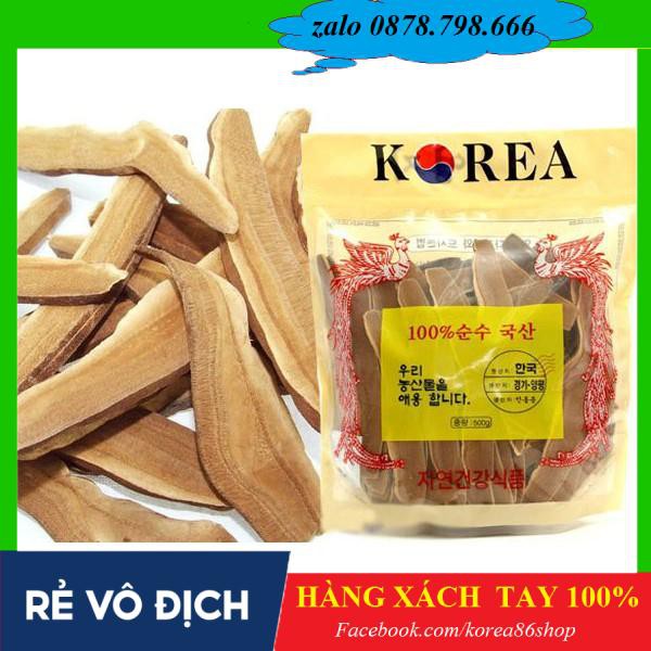 [ Xách tay ] TÚI đựng  Nấm linh chi Đỏ thái lát 1kg hàn quốc  hàng chuẩn 100%