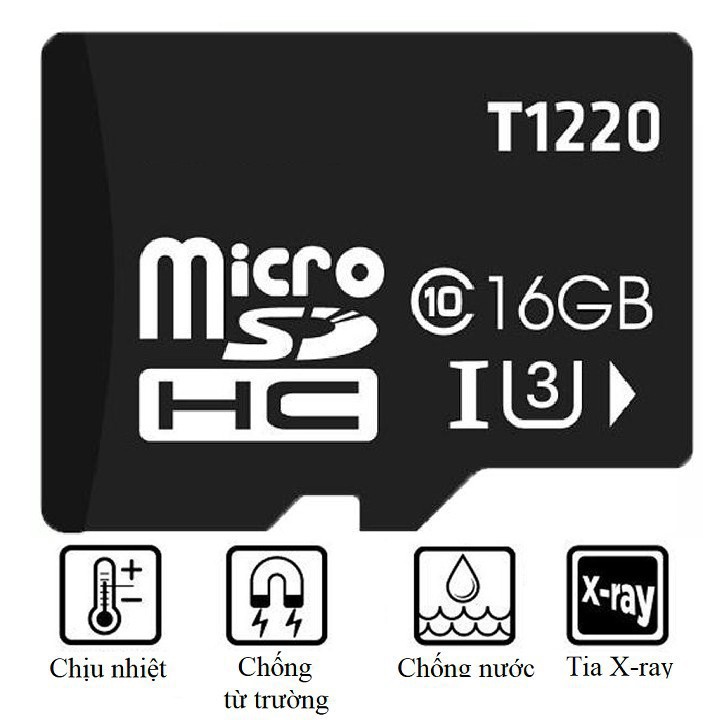 Thẻ nhớ 64GB /32GB /16GB U3 chuyên cho điện thoại, loa đài, camera, tốc độ 90Mb/s - Thẻ nhớ máy ảnh | Bảo Hành 5 Năm