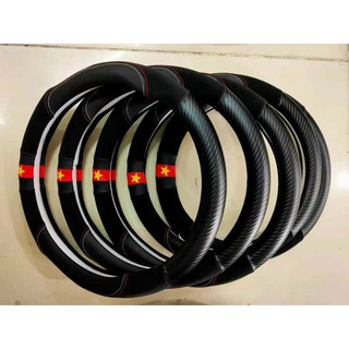 Bọc Vô Lăng Da Lộn Vân Cacbon Cao Cấp
