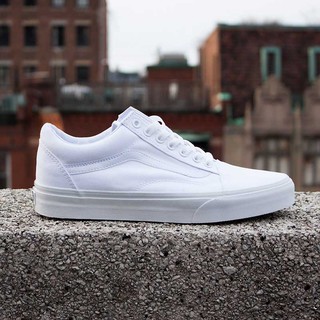 (FreeShip + Box) Giày vans old skool full trắng