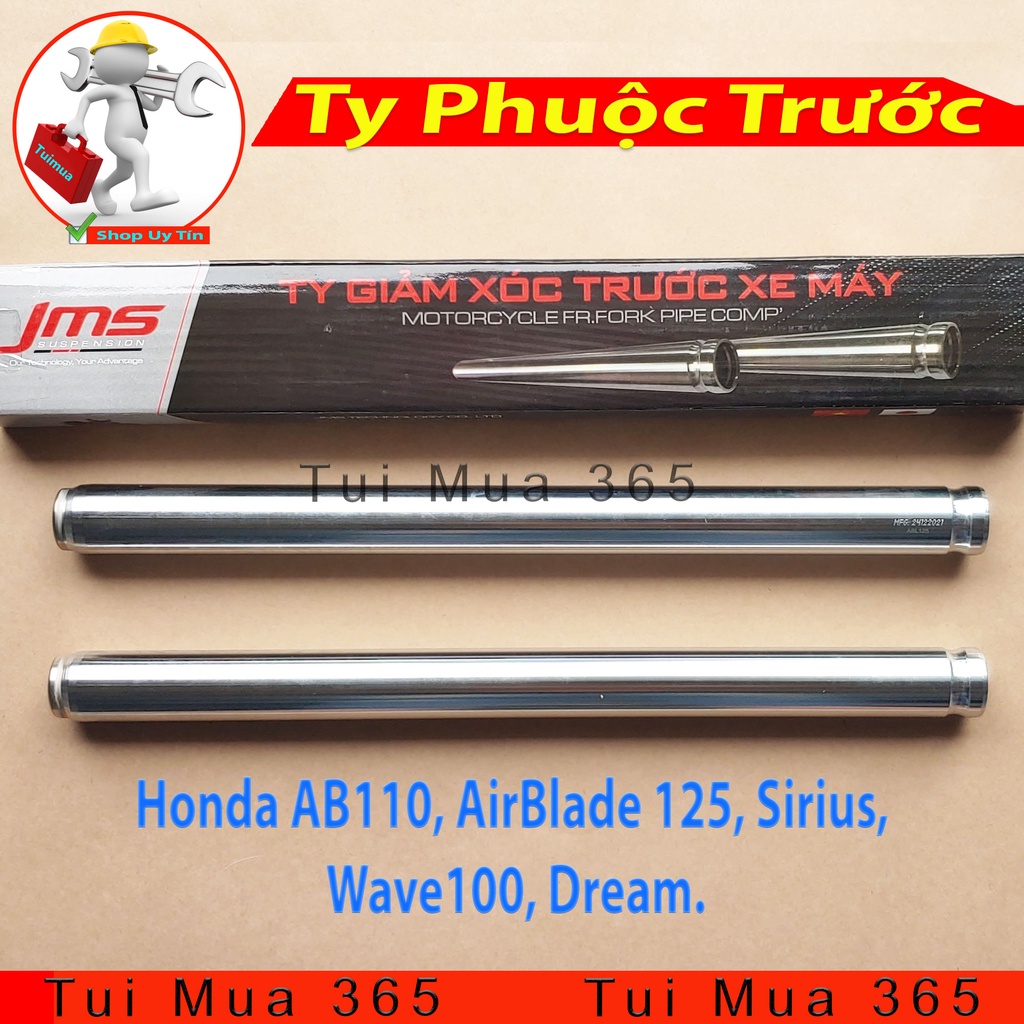 Ty phuộc trước chính hãng JMS dành cho xe Wave 100, Sirius, Dream, AB110, Air Blade 125