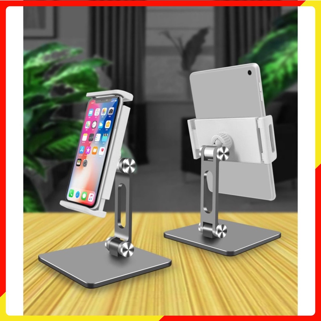 Giá đỡ Ipad Iphone Galaxy Tab P38, P47, P15 dạng kẹp máy tính bảng tablet xoay 360 độ