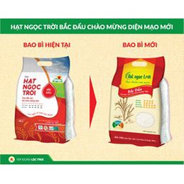 Gạo Hạt Ngọc Trời Bắc Đẩu lúa tôm 5kg