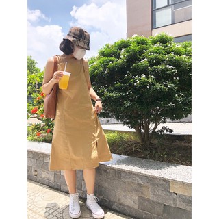 Váy 2 dây xẻ