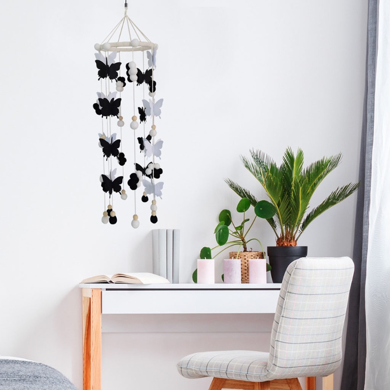 Chuông Gió Hình Bướm Xinh Xắn Trang Trí Phòng Bé Sơ Sinh