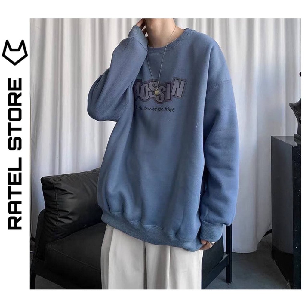 Áo Sweater Local Brand Nỉ Bông Nam Nữ Blossin Thu Đông Unisex Form Rộng
